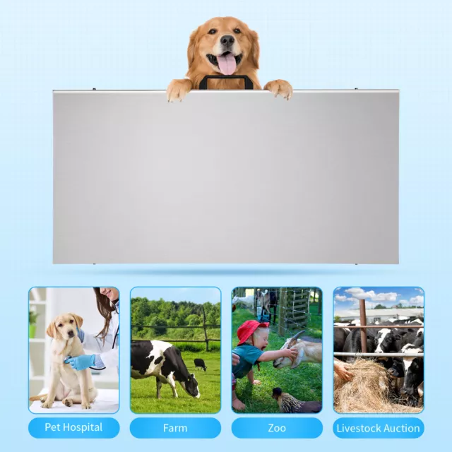 Digital Stainless Steel Pet Scale Livestock Vet Platform Scale Hog Dog Pig Sheep