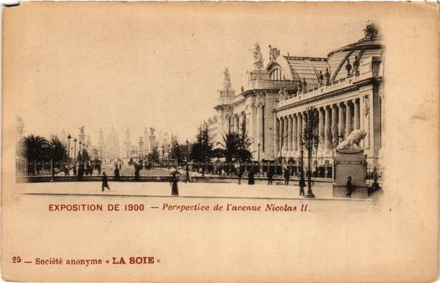 CPA PARIS EXPO 1900 - Perspective de l'Avenue Nicolas II (308291)