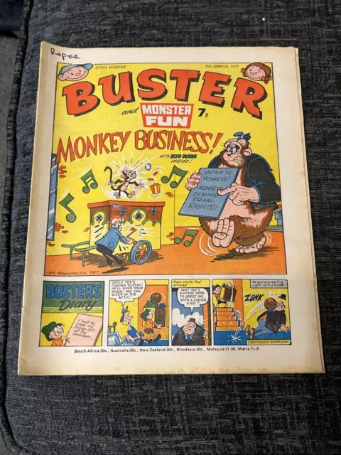 Buster & Monster Fun Comic - 5 March 1977