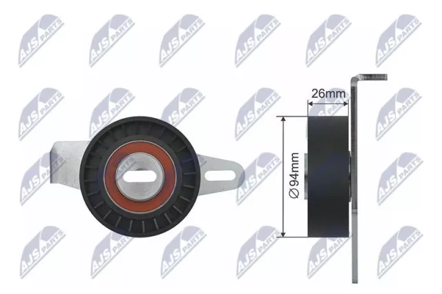 Poulie-Tendeur Courroie Trapézoïdale Pour Peugeot Citroën