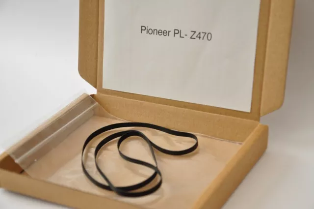 PIONEER PL-Z470 PLZ470 Turntable Belt 4mm Precision Ground-PREMIUM QUALITY