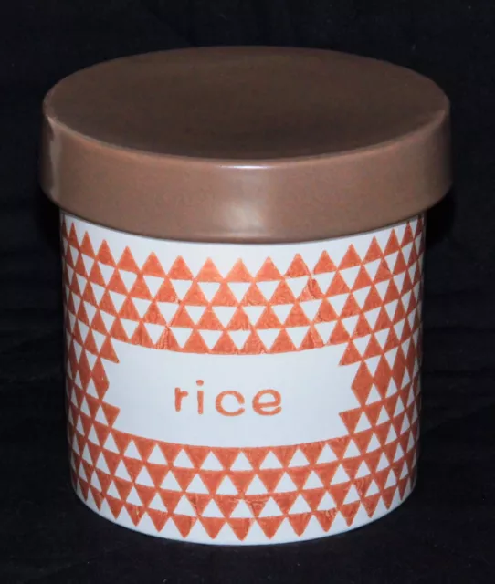 Poole Pottery Large Rice Jar, Vintage Design in Unusual Colour, Very Good Cond.