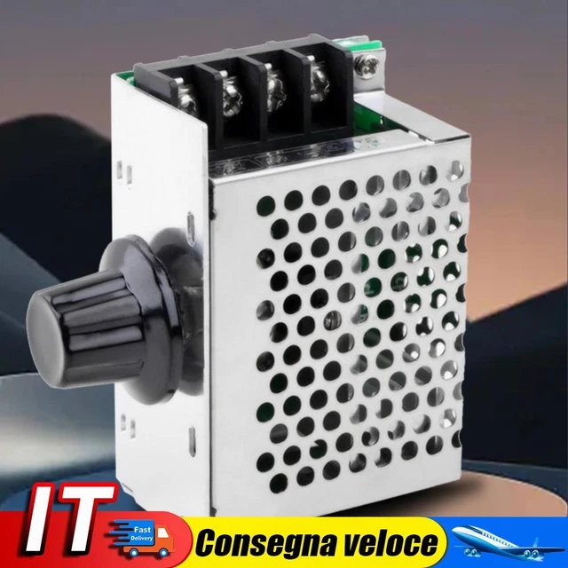 PWM AC 50-220V 25A Regolatore Di Controllo Della Velocà Del - Foto 3