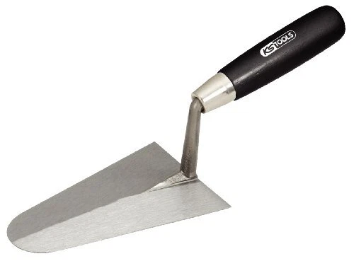 Truelle Italienne Ronde - Truelle avec Lame en Acier et Manche Bois - 240 mm ...