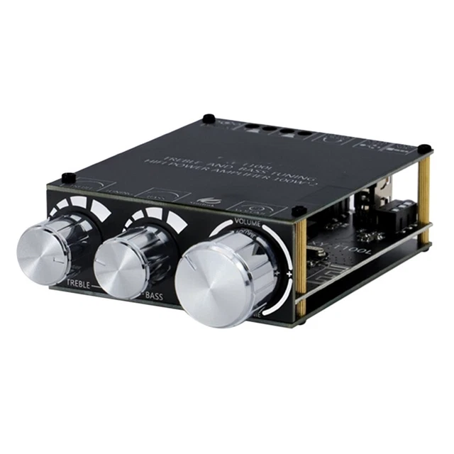 Carte D'Amplificateur Audio, Carte D'Amplificateur De Puissance Audio Abs En Laiton Pcb Réglable