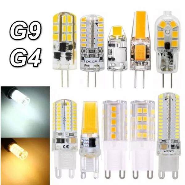 G4 G9 3W 5W 6W 8W 10W LED COB Lampe Birne Sockel Leuchtmittel DC 12V AC 220V
