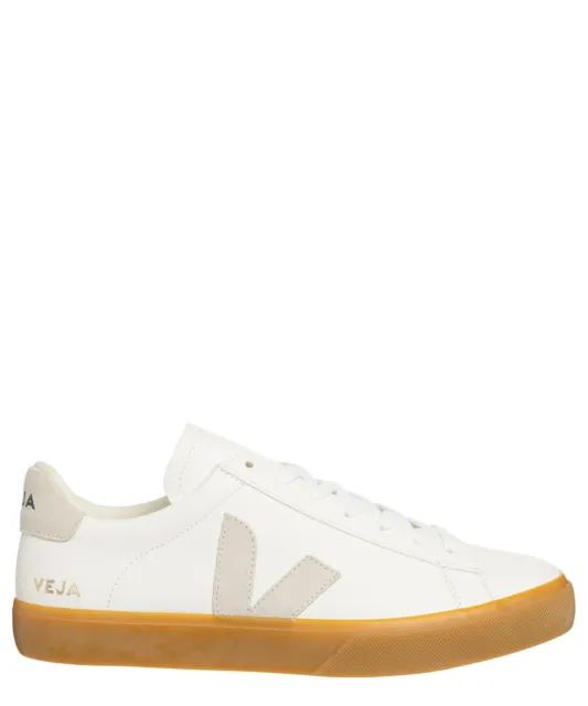 Veja basket homme campo CP0503147B cuir logo White - Natural Bianco tennis