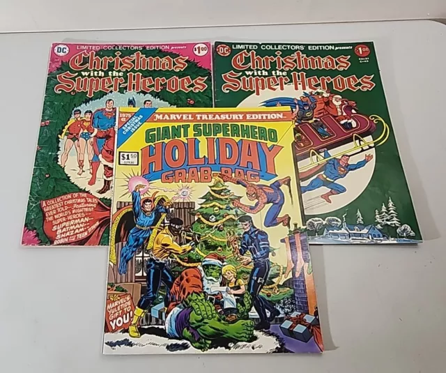 Limited Collectors Edition C-34,43Christmas with the Super-Heroes, holiday grab