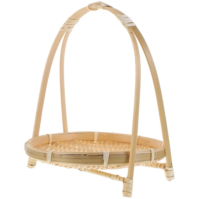 Cestini da portata in vimini intrecciati in rattan for pane, frutta