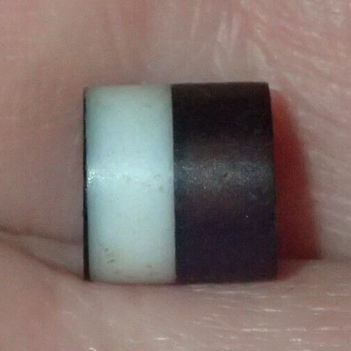 7mm Ancient Tibetan, Tibet worry Glass Amulet Pendant Bead, #S6148