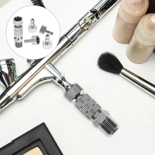 Accessoires Aérographe - Raccords à Fermeture Rapide En Métal Argenté - Professionnel