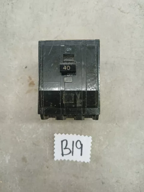 Square D QO340 3-Pole Circuit Breaker 40A 240VAC