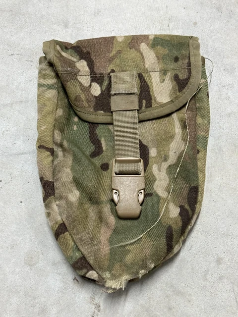 DAMAGED Army Entrenching Tool Carrier Pouch Molle II OCP Multicam Shovel E-Tool