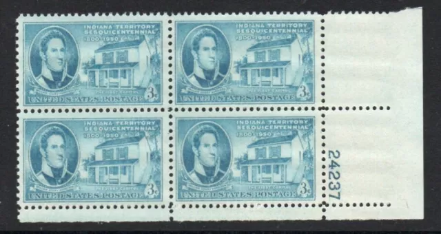 ALLY'S STAMPS US Plate Block Scott #996 3c Indiana Statehood [4] MNH [STK]