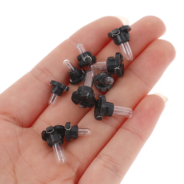 5Pcs T3 T4.2 LED Bulbs Car Interior Wedge Dashboard Warming Indicator La_tu