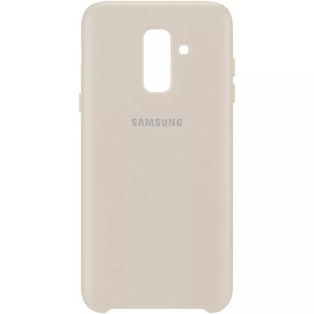 Funda original Samsung Dual Layer para Galaxy A6+ color oro