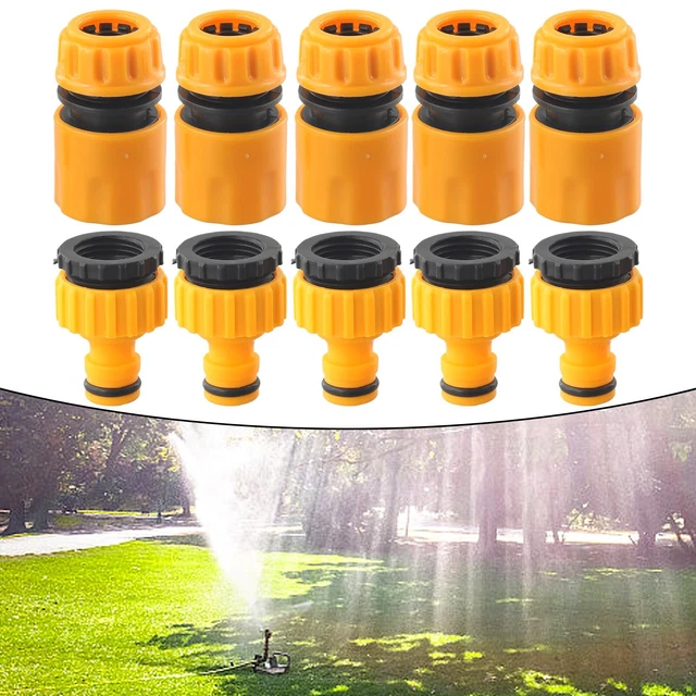 GARDEN WATERING FITTINGS Water Hose Pipe Tap Plastic Quick Connector