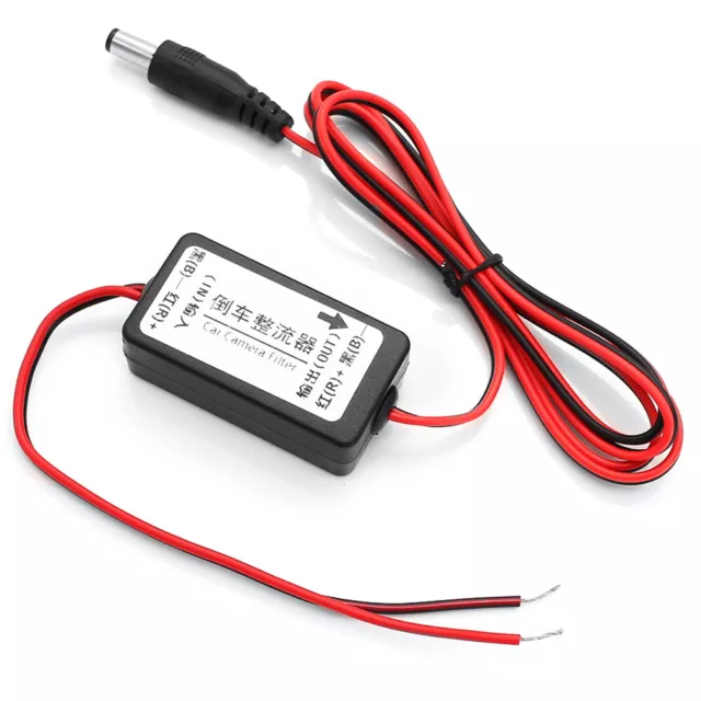 Rettificatore vista posteriore auto 12 V DC connettore filtro relè di alimentazione per backup