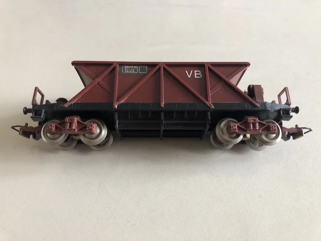 PIKO WAGON TRÉMIE charbon marron DR NEUF (n°6) EUR 25,00 - FR