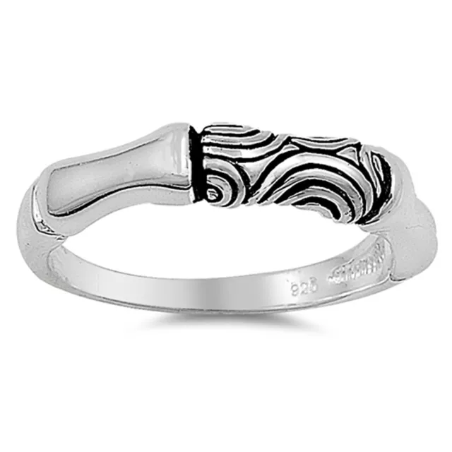 Antiqued Celtic Bali Swirl Spiral Ring New .925 Sterling Silver Band Sizes 5-9