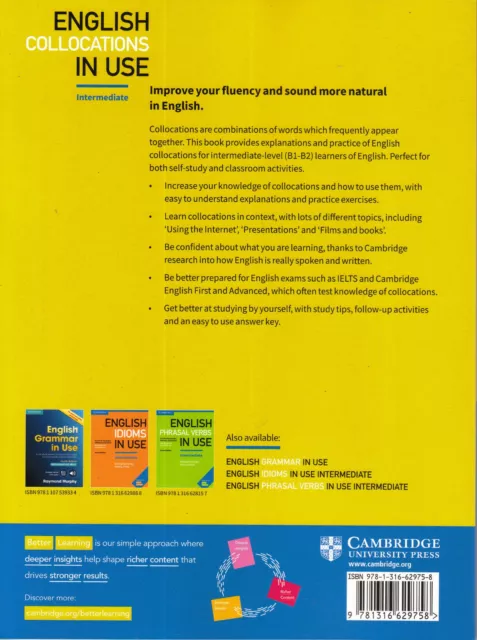 Cambridge ENGLISH COLLOCATIONS IN USE INTERMEDIATE Second Edition 2017 @NEW@ 2