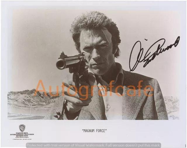 CLINT EASTWOOD 8 x 10 Inch Autographed Photo - High Quality Copy Of Original (d)