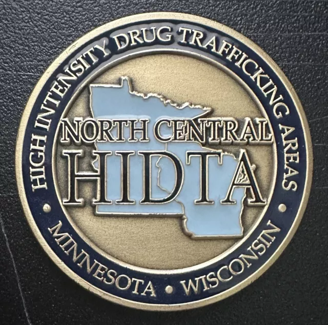 💥RARE North Central DEA HIDTA Minnesota Wisconsin Drug Trafficking MN WI Coin💥