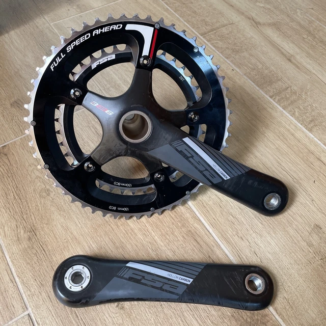 Pédalier FSA K-Force Light Carbon – BB386EVO, 52x36, 172.5mm, Pour Vélo Route, état Neuf