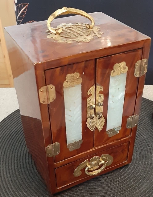 Coffret / Boîte à Bijoux Style Asie - Objet D'occasion En Parfait état