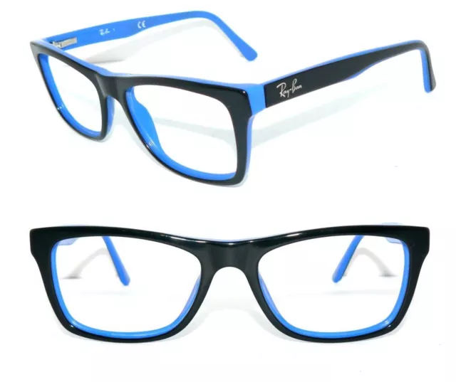 Ray Ban Brille Schwarz Blau Rb 5289 5179 50 Fassung 5256 Gestell Damen Herren