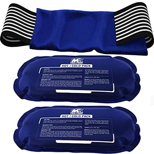 Ice Pack (3-Piece Set) – Reusable Hot and Cold Therapy Gel Wrap 3 Piece Set
