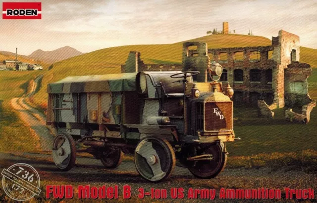 Roden 736 - - FWD Model B 3 ton US Army Ammunition Truck - - 1:72