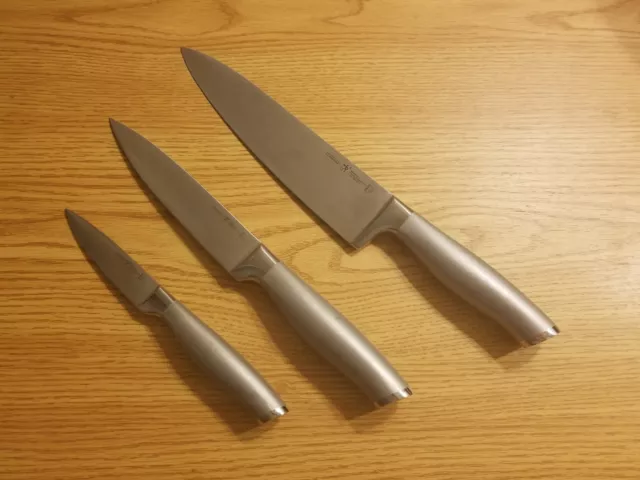 J.A. Henckels Modernist Knife Set 3" 6" 8" 17511-200 17510-160 17510-090 Knives