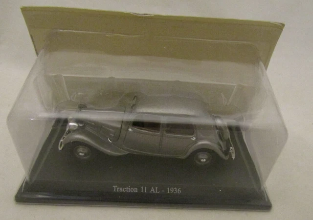 1/43 CITROEN TRACTION 15 SIX coupé ELYSEE grise en état moyen