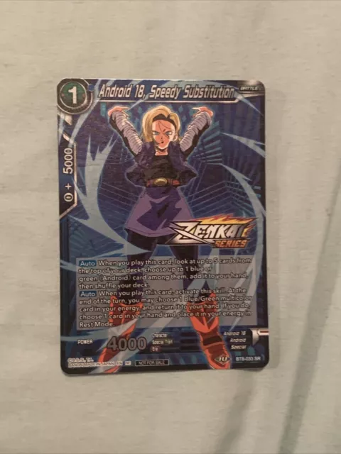 Android 18, Speedy Substitution - BT8-033 - Special Rare (SPR)