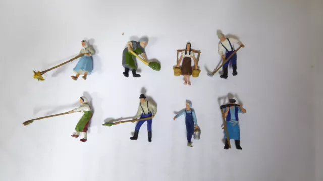 Preiser  Figuren Heuernte Bauern Bauernhof - 1:87 /H0