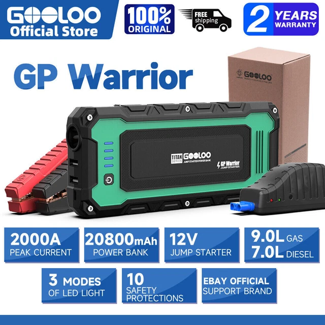 Gooloo 1500a clearance peak 20800mah
