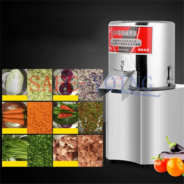 220V Food Processor Electric Vegetable Meat Chopper Grinder Commercial