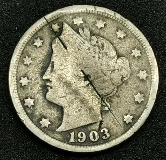 Liberty Head nickel 5 "V" cents 1903 UNITED STATES (229C)