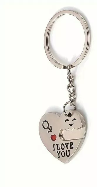 I Love You Heart - Key Chain Key Ring Women Girl Man Car Gift Festive Pedant