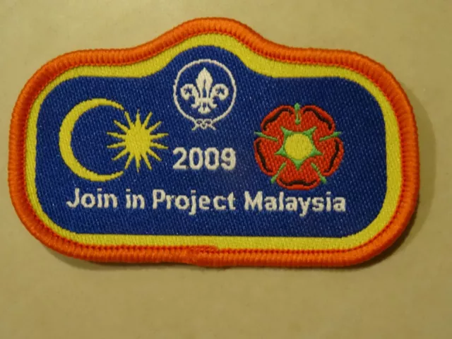 Join in Project Malaysia 2009 {Lancashire} Scout Badge