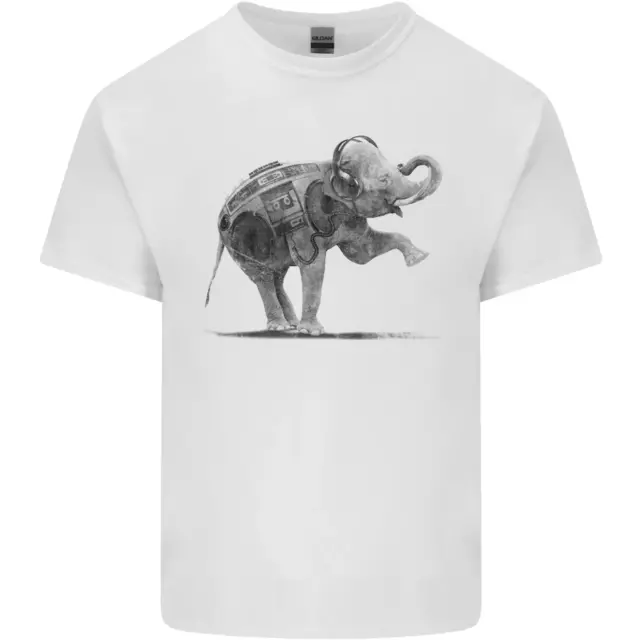 Dancing Musical Elephant Ghetto Blaster Kids T-Shirt Childrens
