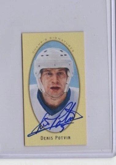 2011 Parkhurst Champions Champ's Signatures Denis Potvin #13 Auto