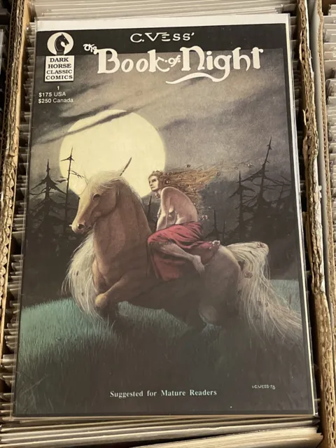 Book Of Night #1 Charles Vess Fantasy Early Dark Horse Comics 1987 Horse Maiden