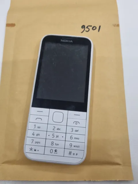 Nokia 225 White Hand (Unlocked) Mobile Phone dual Sim Card Free Postage