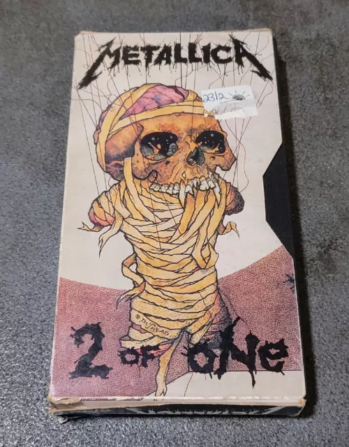 Metallica - 2 Of One - 3 Track VHS Tape - In Picture Slipcase