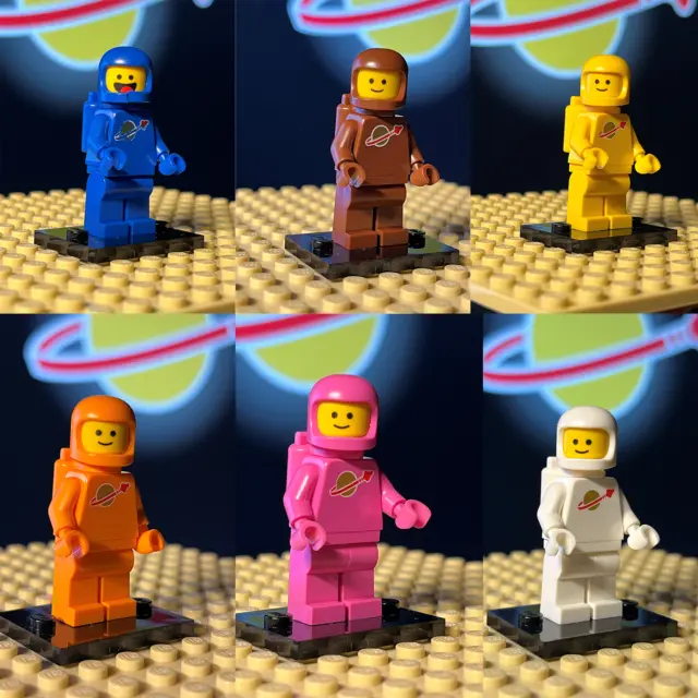 LEGO® Classic Orange / Brown / Pink / Yellow Space Man Air Tanks NEW Spacemen