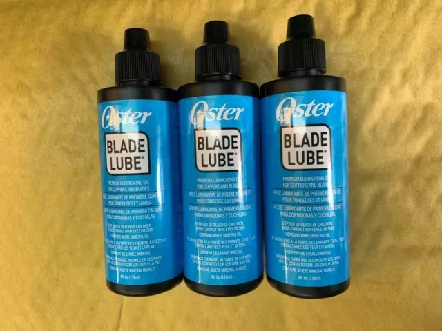 3 X Oster Blade Lube Clipper Oil *For Professional Clippers/Trimmers*