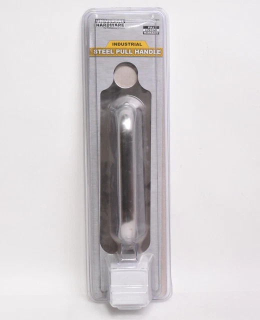 Universal Hardware Commercial Stainless Steel Pull Handle w/ Cylinder Hole