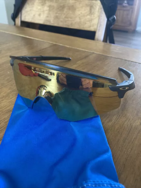 Oakley Encoder 24k Gold Sunglasses 🇺🇸 USA Assembled Baseball Prizm Authentic